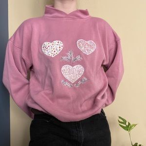 Vintage Lady Footlocker Embroidered Sweater